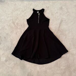 Justice Black Halter Dress